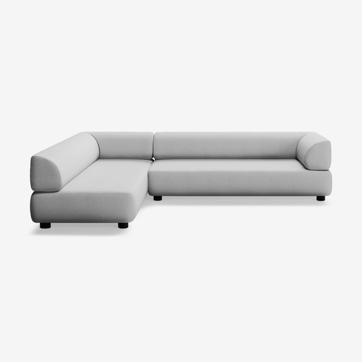 Bolder Sofa 295x200 Nantes Grey Chine Rechts Niedrige Beine