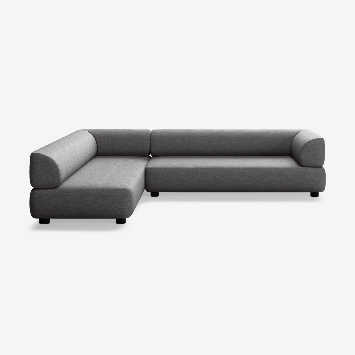 Bolder Sofa 295x200 Nantes Sooty Rechts Niedrige Beine
