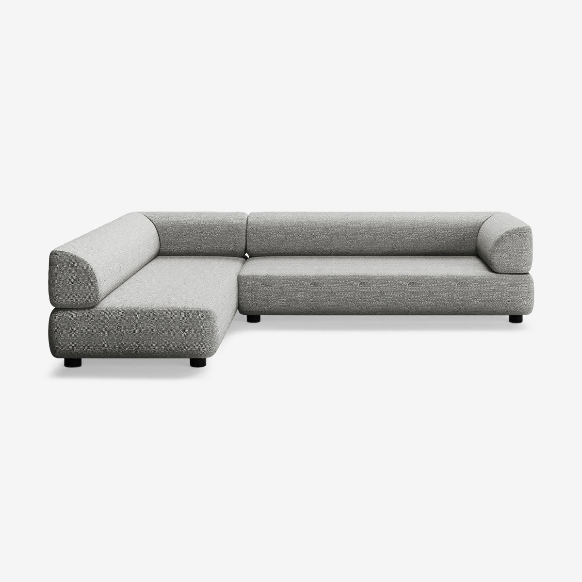 Bolder Sofa 295x200 Savant Zinc Rechts Niedrige Beine