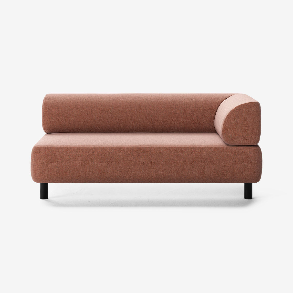 Bolder Sofa 2,5 Sitzer Rechts Heritage Rust