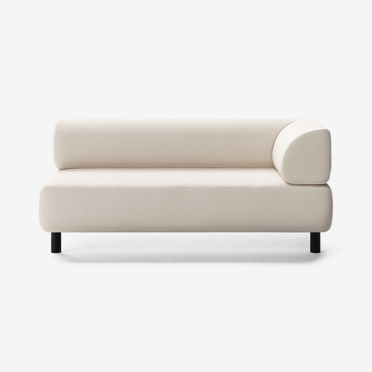 Bolder Sofa 2,5 Sitzer Rechts Nantes Linen Chalk