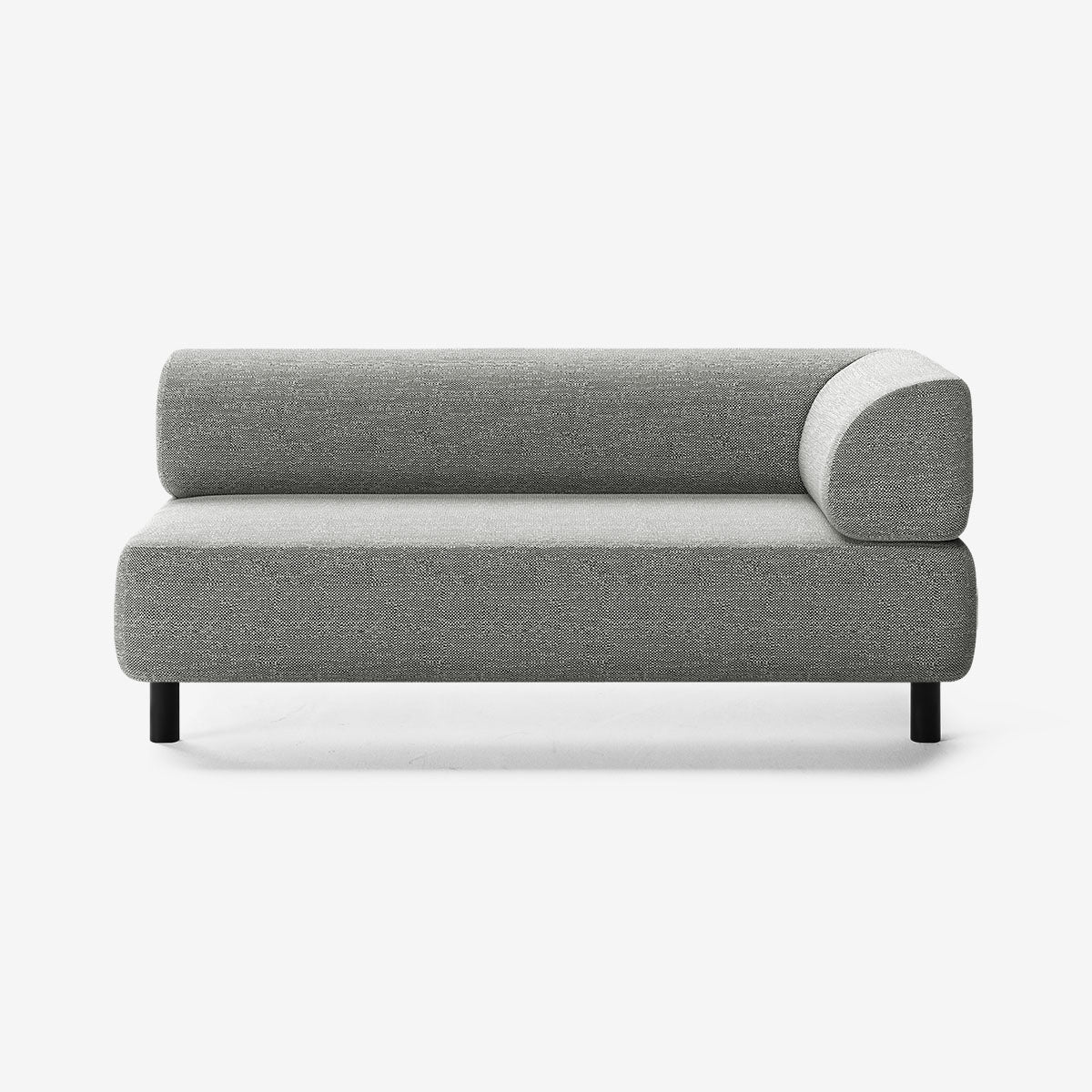 Bolder Sofa 2,5 Sitzer Rechts Savant Zinc