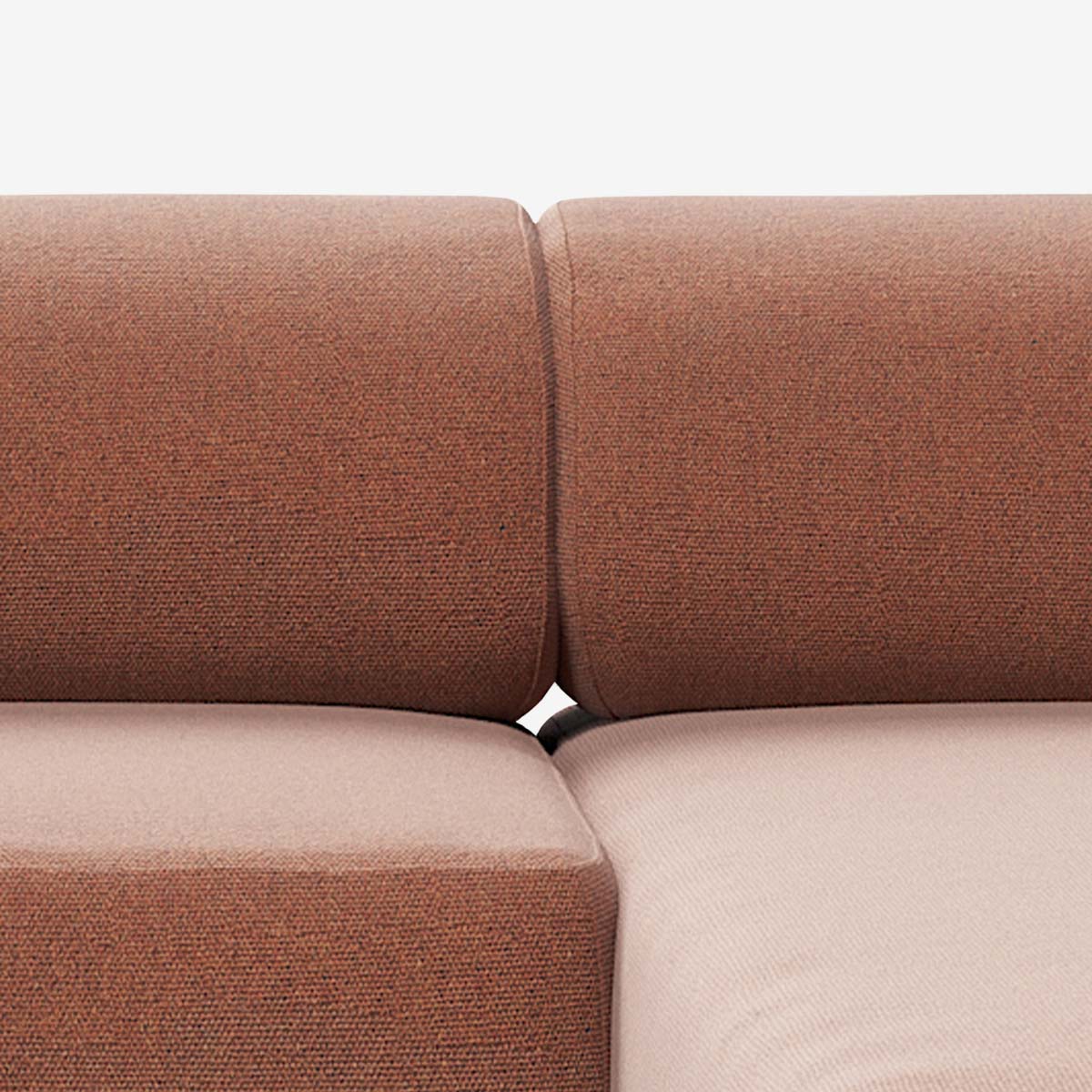 Bolder Sofa 2 Module Heritage Rust Detail Rechts