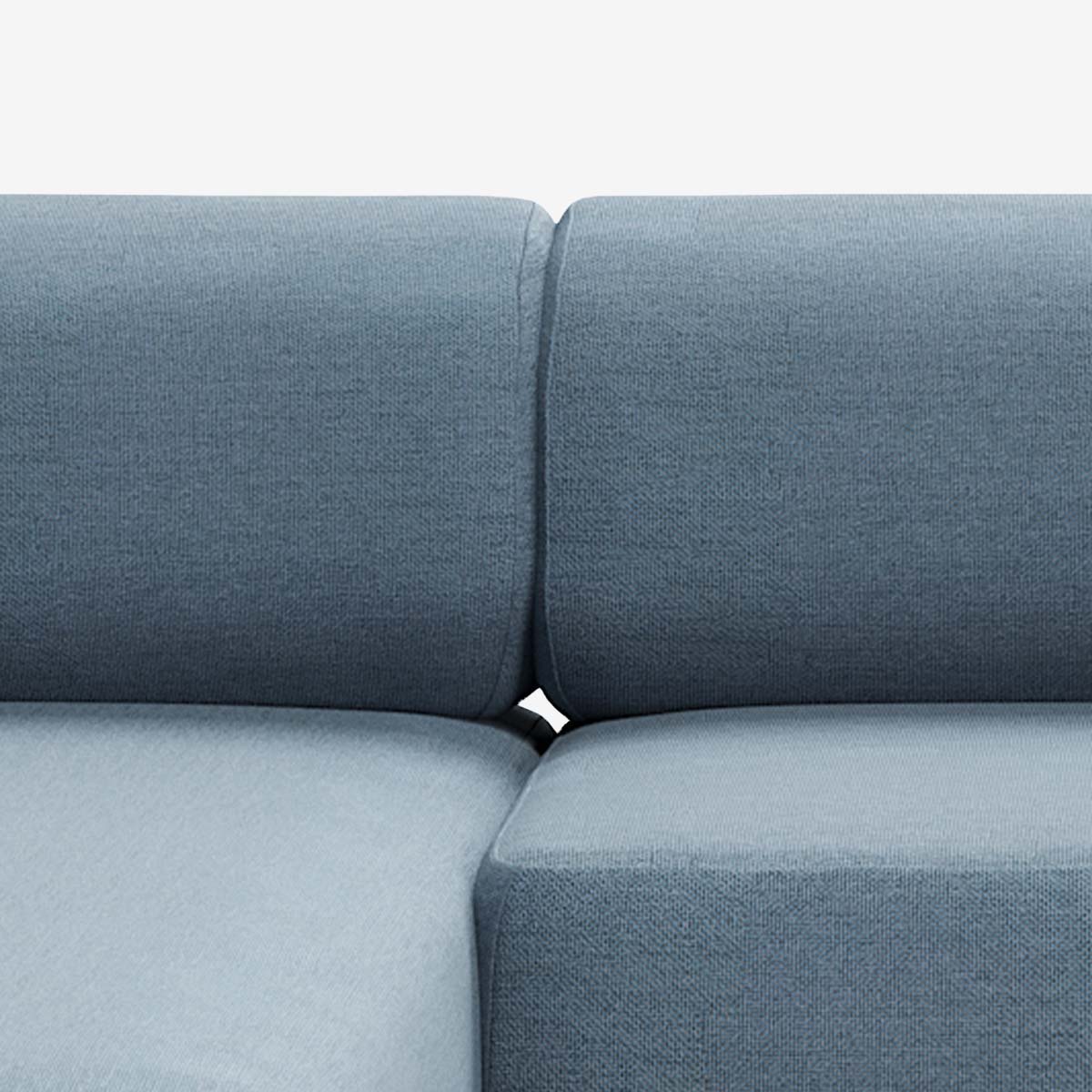 Bolder Sofa 2 Module Nantes Carbon Sky Detail Links