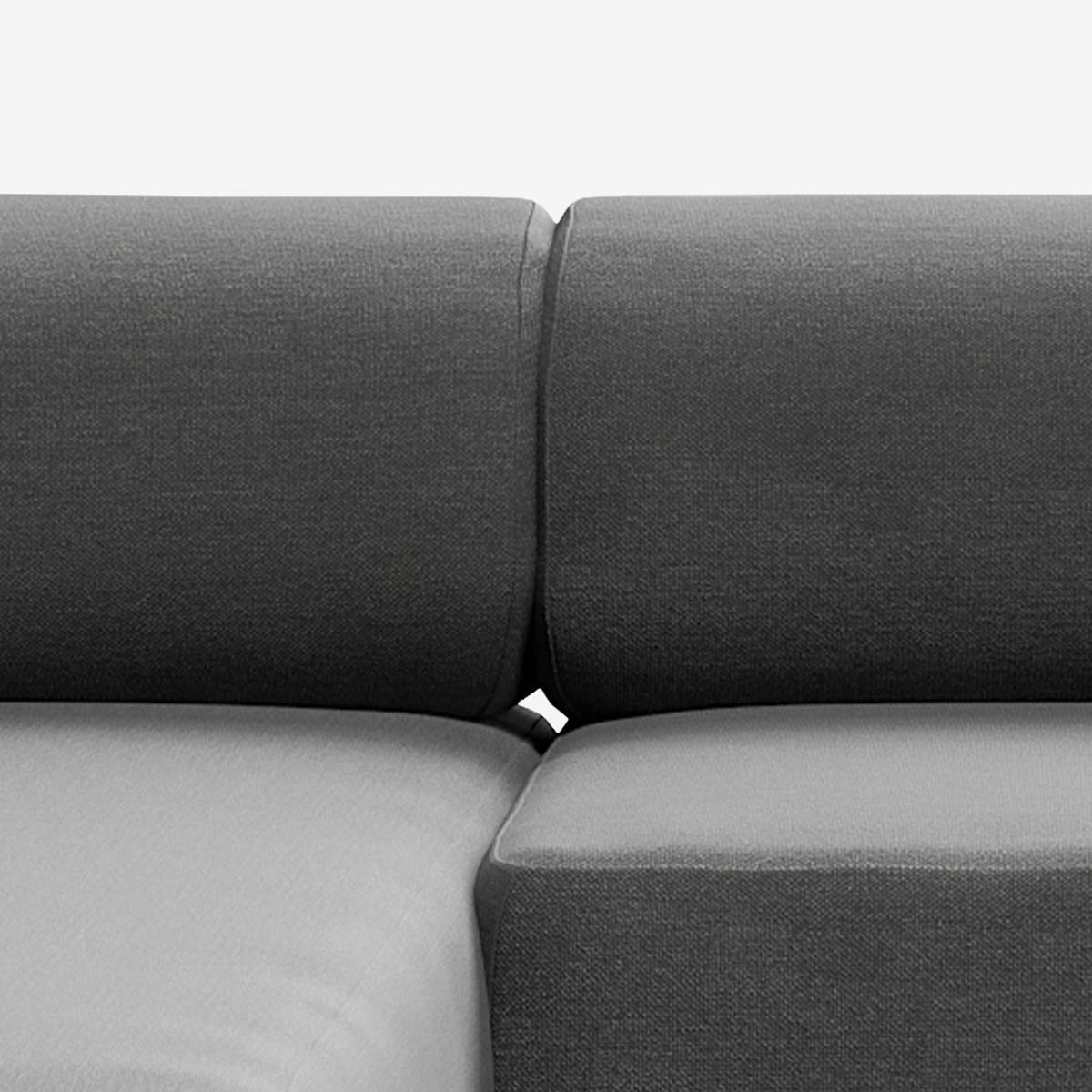 Bolder Sofa 2 Module Nantes Sooty Detail Links