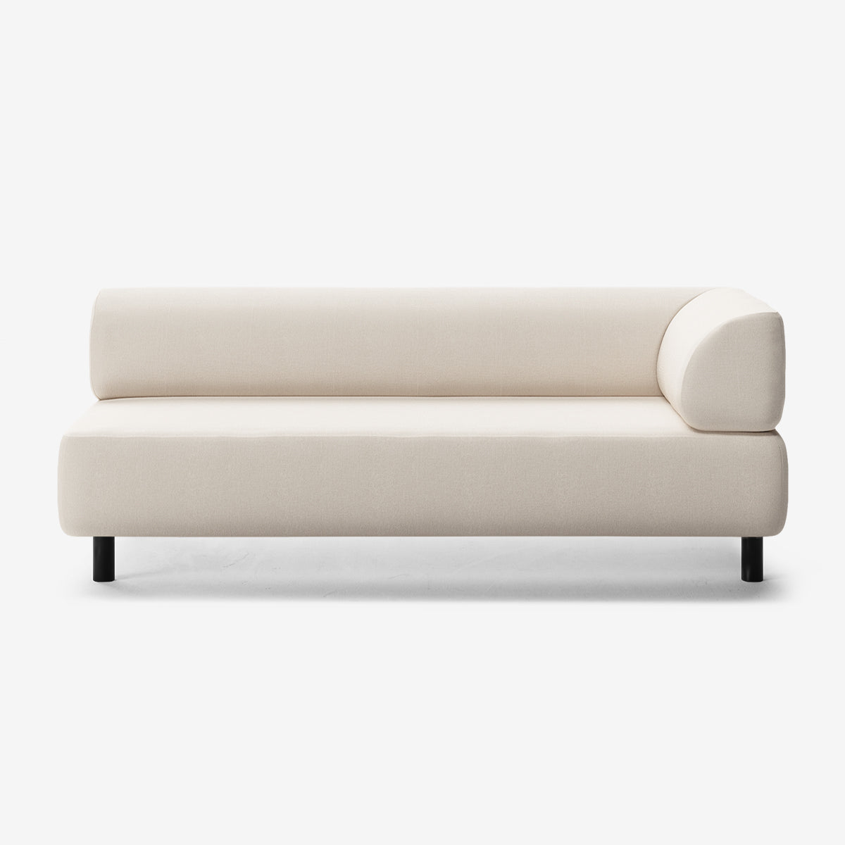 Bolder Sofa 3 Sitzer Rechts Nantes Linen Chalk
