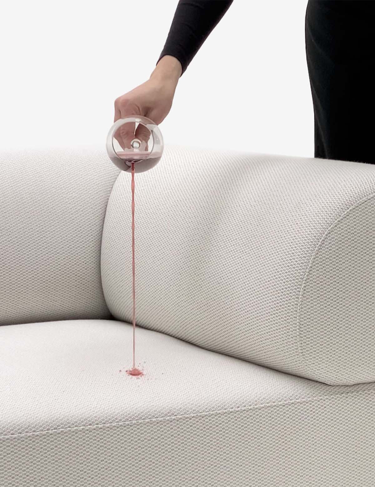 Bolder Sofa, Fleckabweisende Stoffe