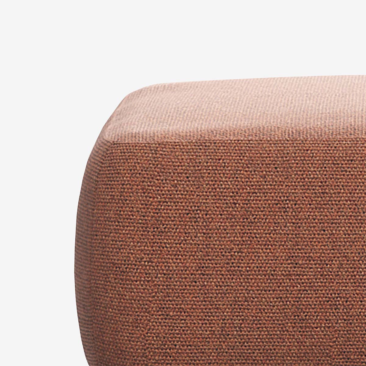 Bolder Sofa Heritage Rust Hocker Detail