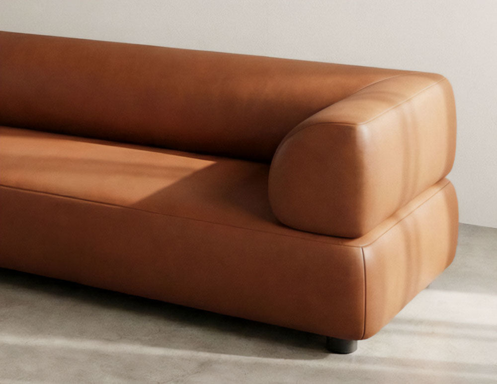 Bolder Sofa Leder Cognac