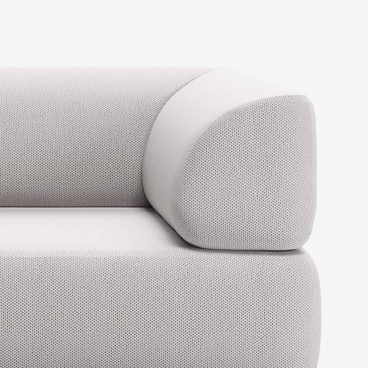 Bolder Sofa Mit Armlehne Arc Concrete Detail Rechts