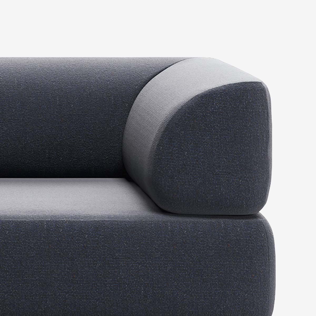 Bolder Sofa Mit Armlehne Heritage Indigo Detail Rechts