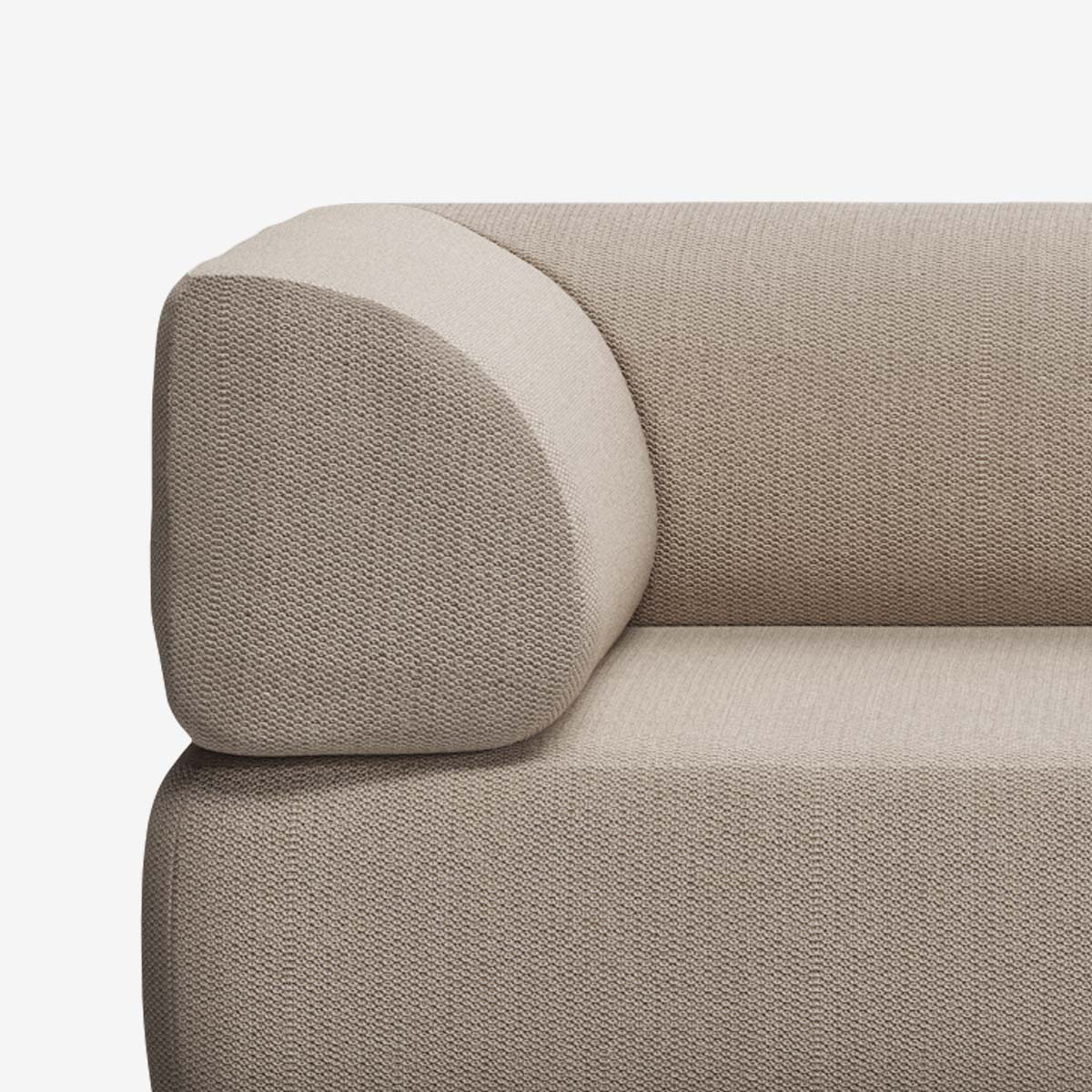 Bolder 2,5-Sitzer Armlehne Links