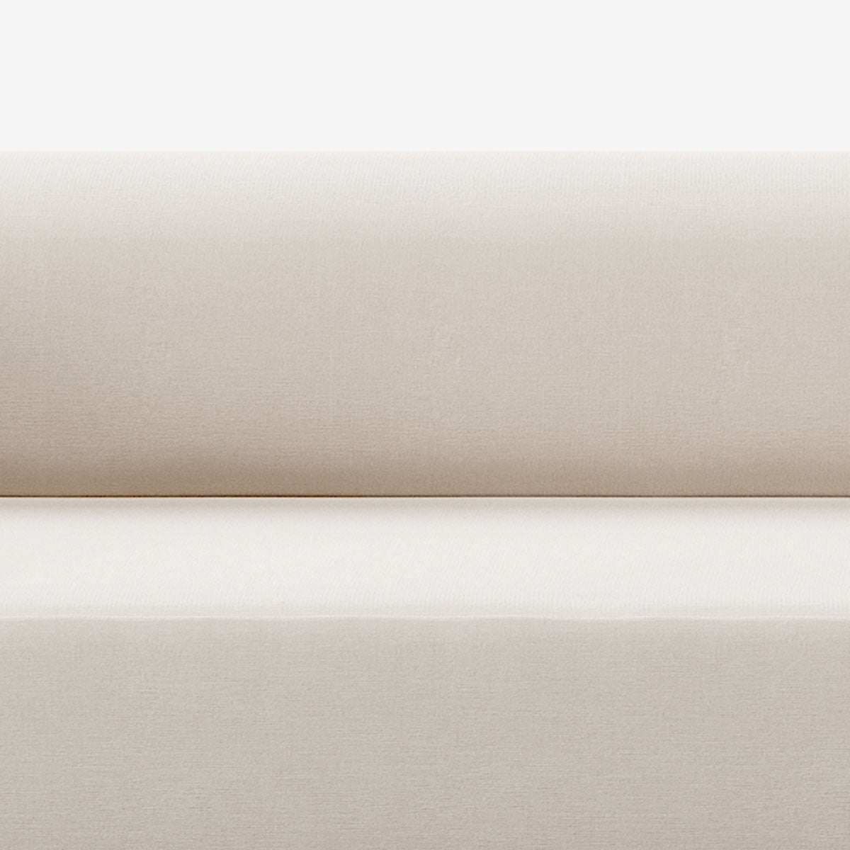 Bolder Sofa Mitte Nantes Linen Chalk Detail
