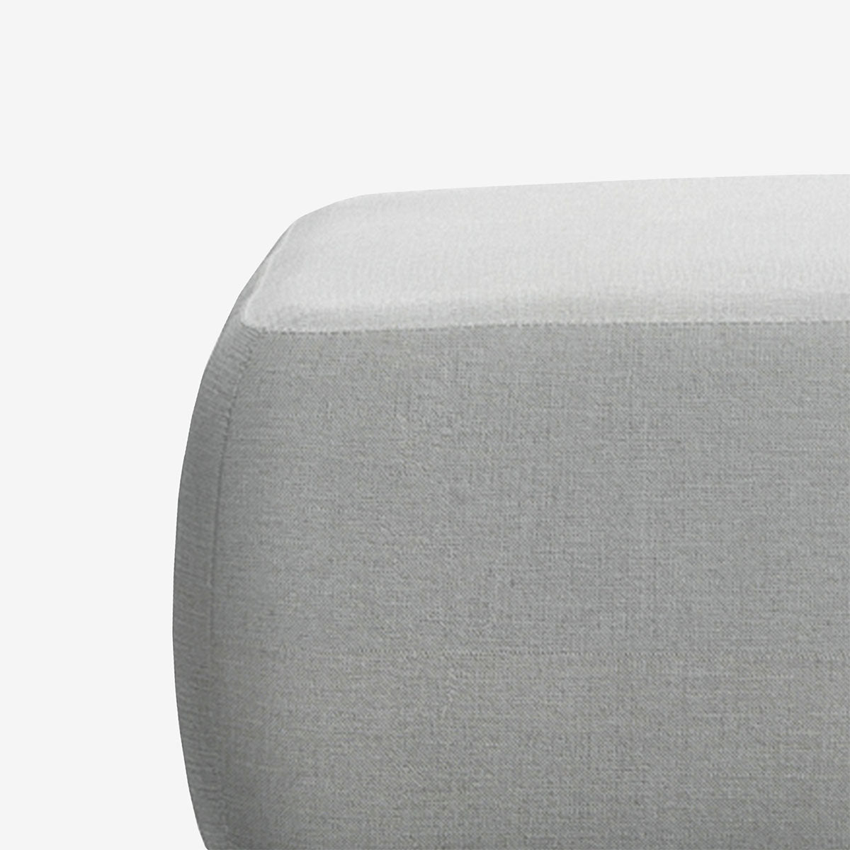 Bolder Sofa Nantes Grey Chine Hocker Detail