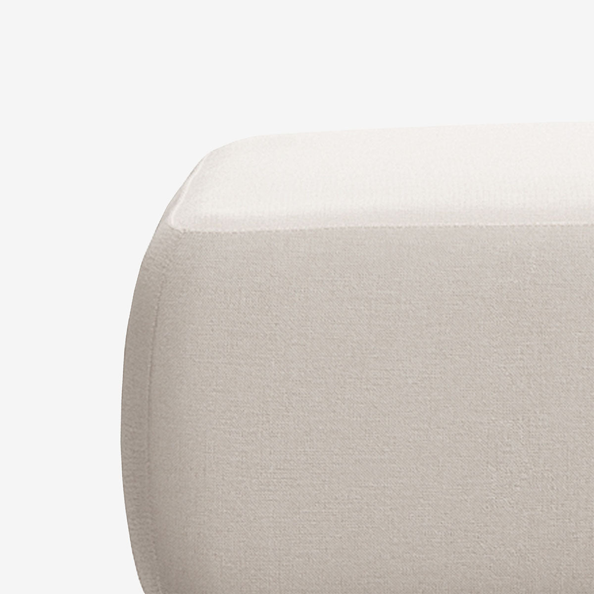 Bolder Sofa Nantes Linen Chalk Sky Hocker Detail