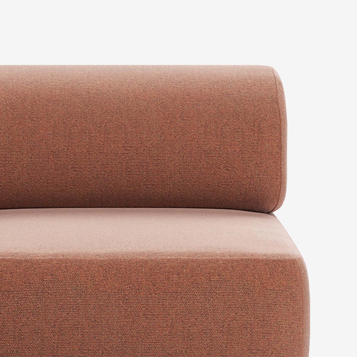 Bolder Sofa Ohne Armlehne Heritage Rust Detail Rechts