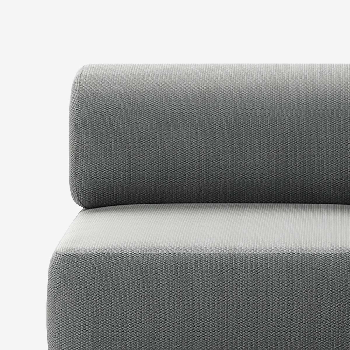 Bolder Sofa Ohne Armlehne Loop Charcoal Detail Links
