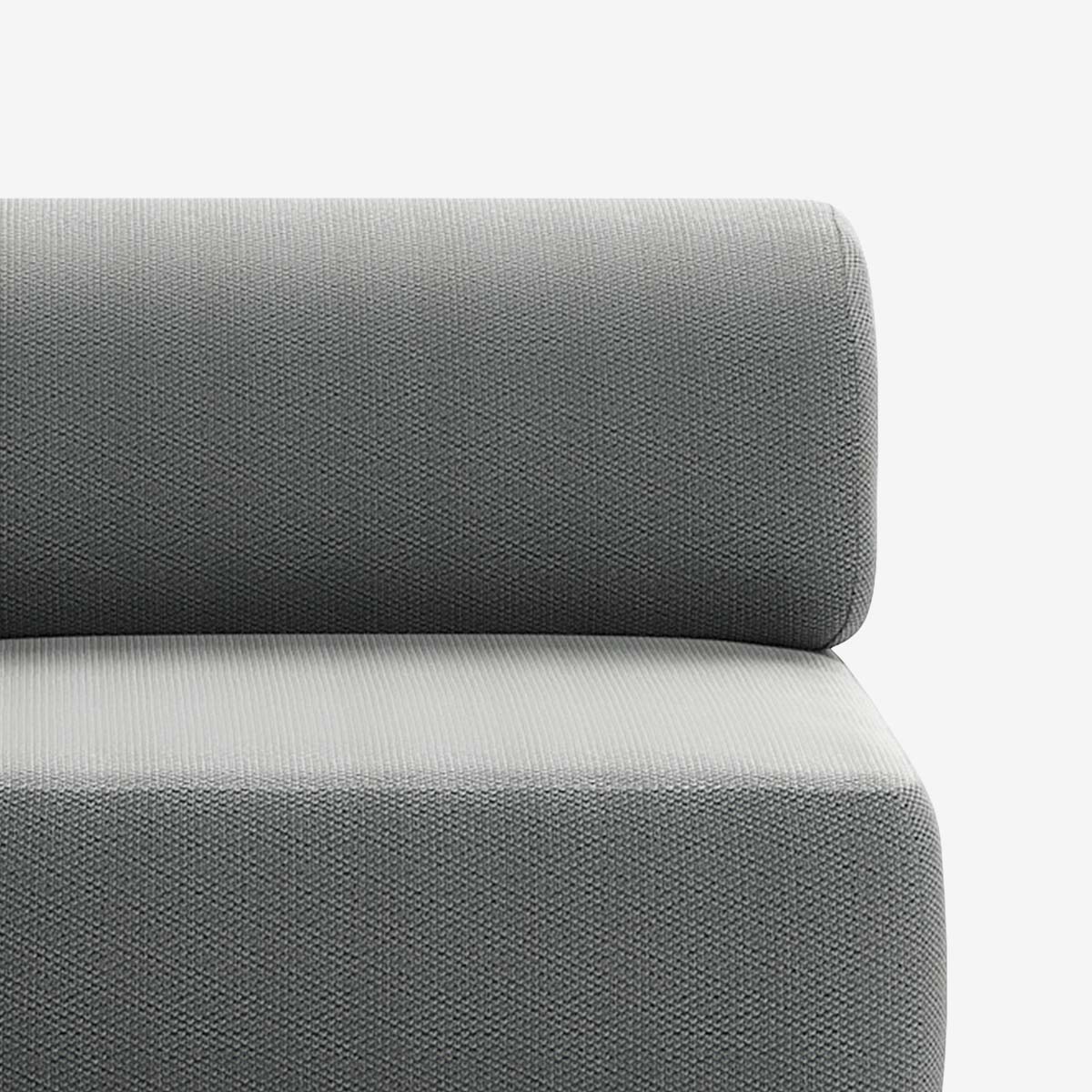 Bolder Sofa Ohne Armlehne Loop Charcoal Detail Rechts