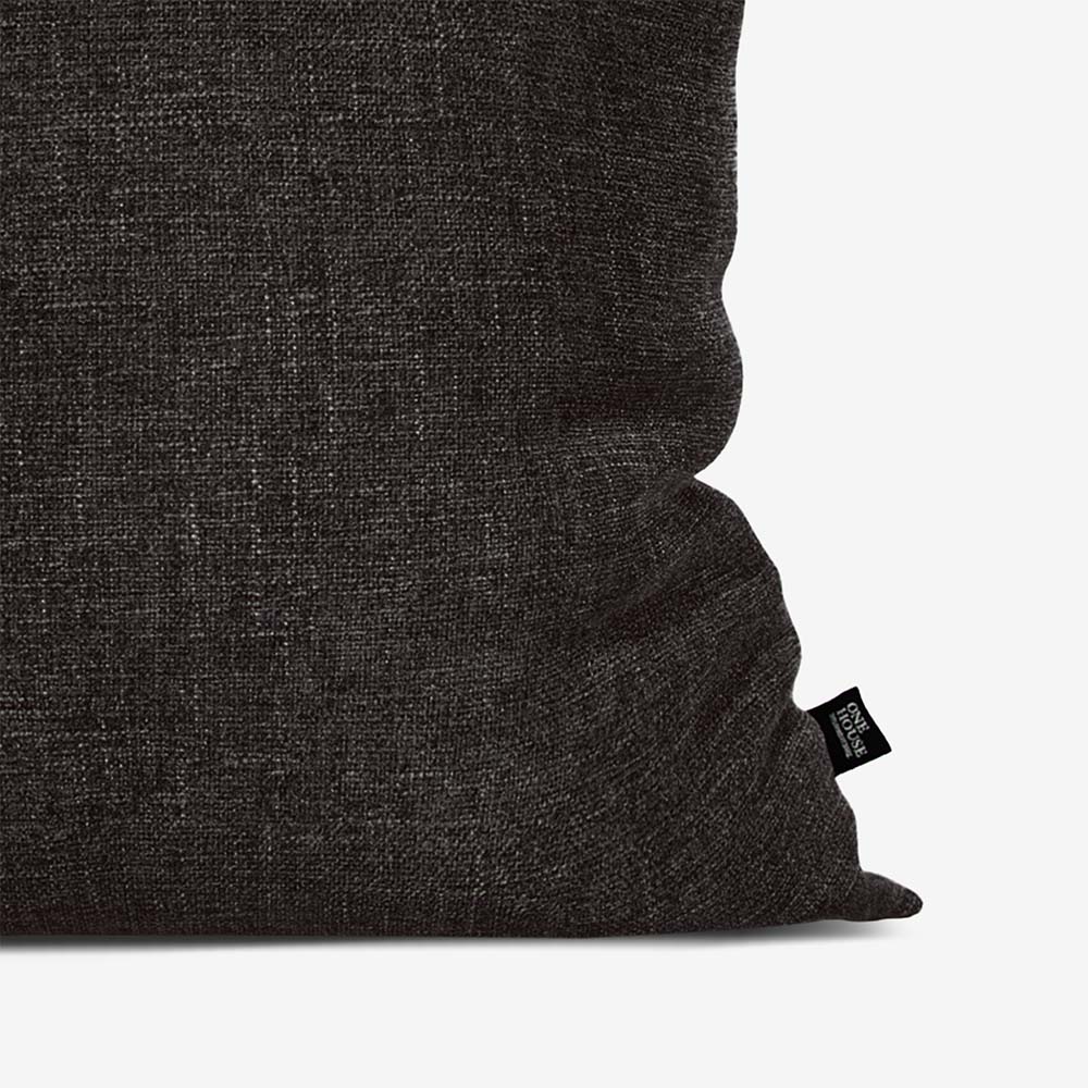 Decorative Cushion Details Charcoal