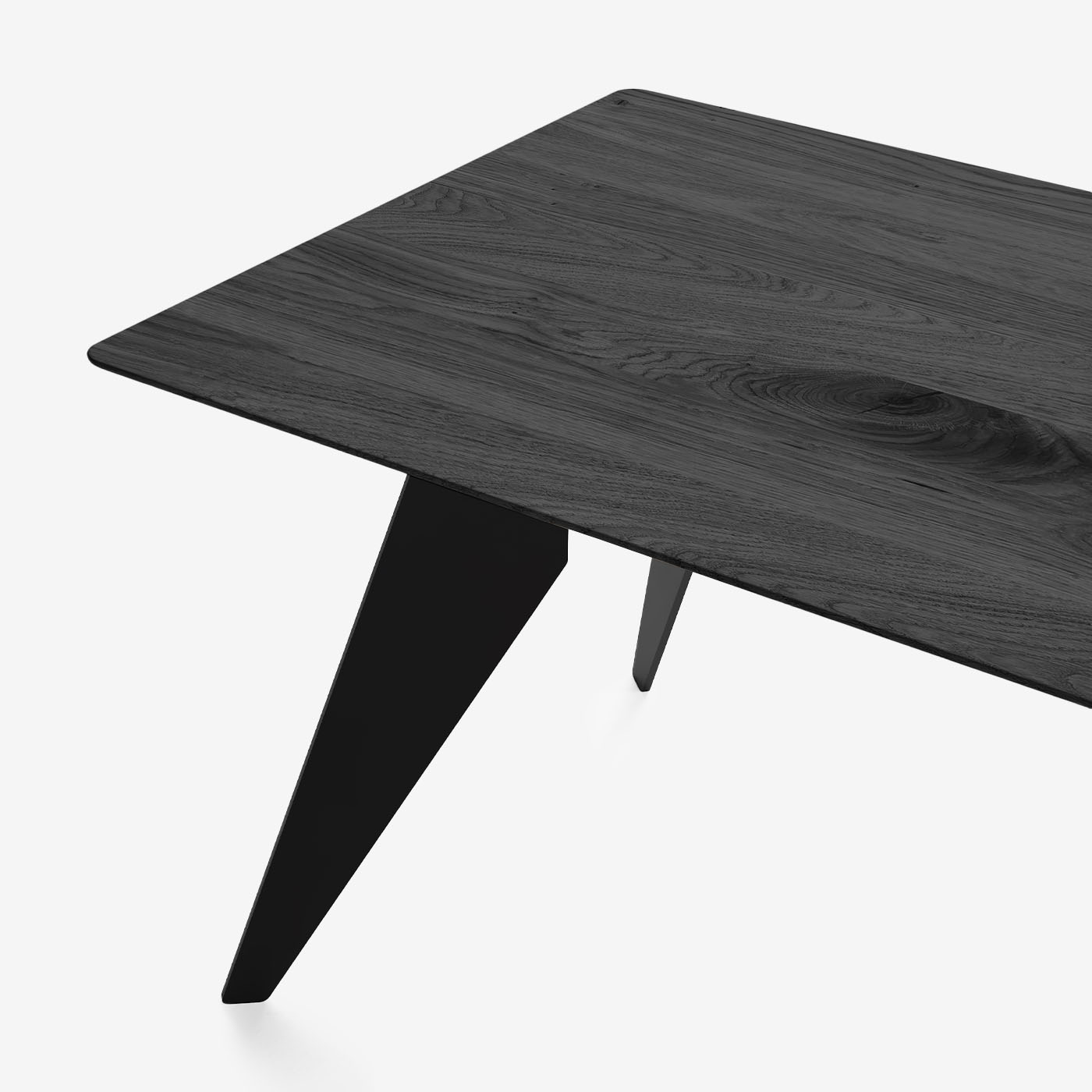 Esstisch Hoogland Schwarz Espresso Detail