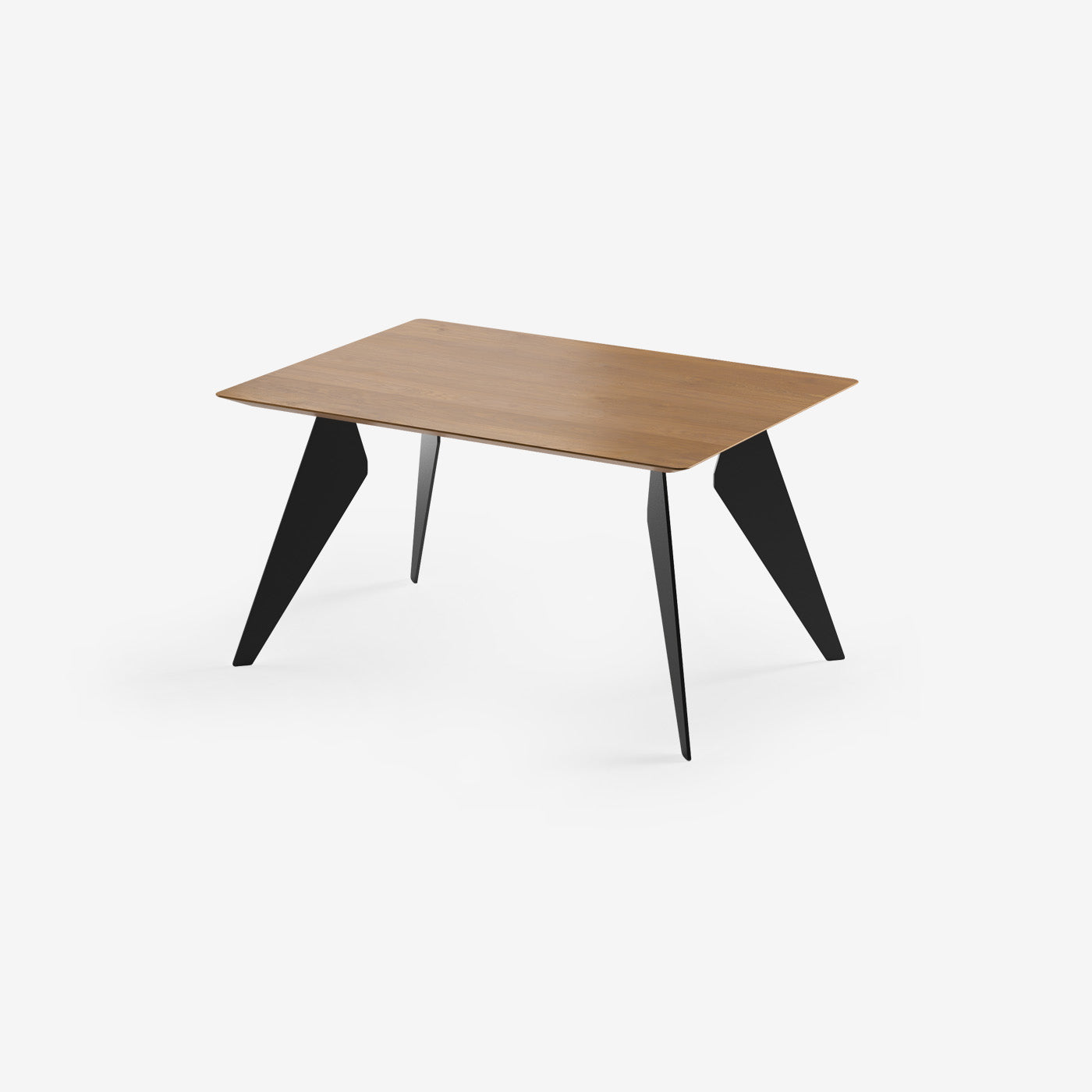 Esstisch Hoogland Schwarz Honey 140x100 cm