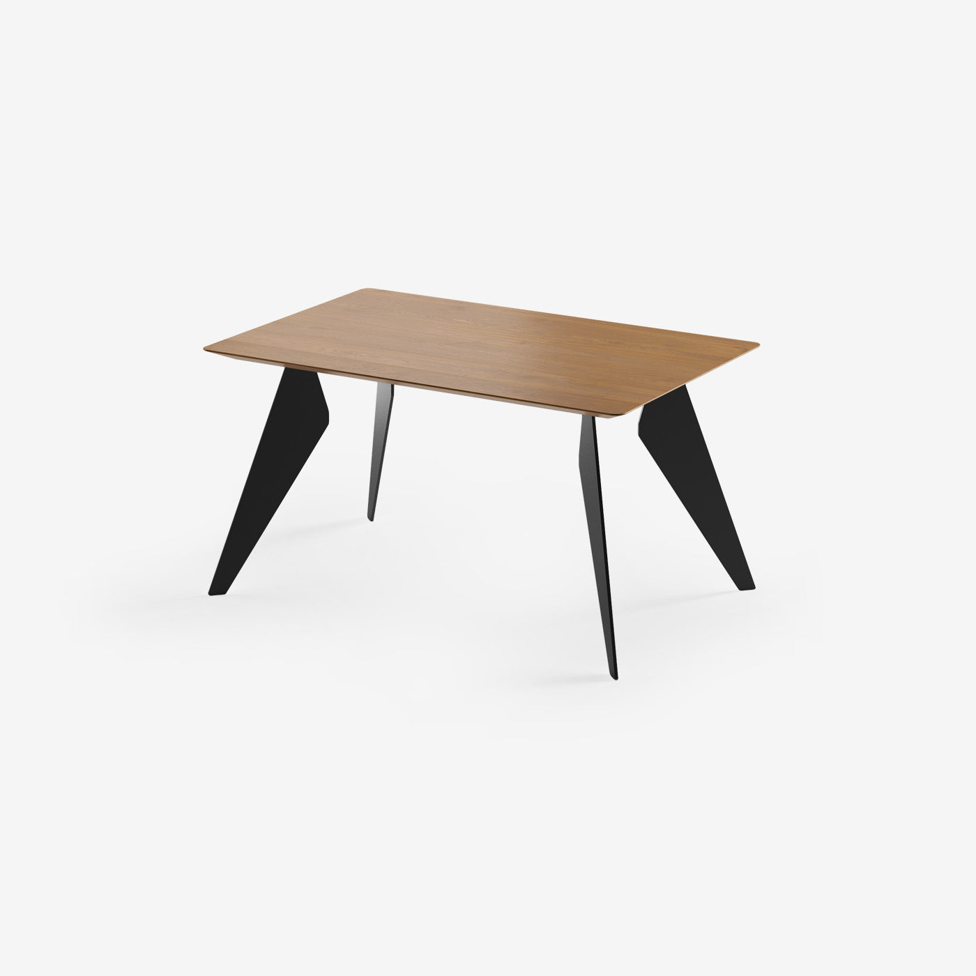 Esstisch Hoogland Schwarz Honey 140x90 cm