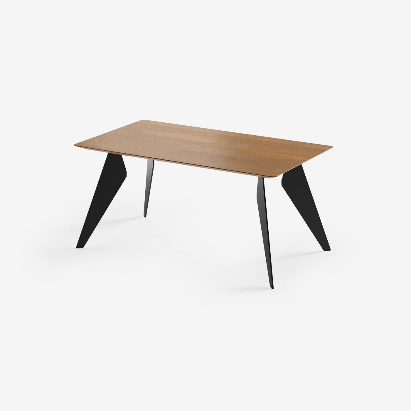 Esstisch Hoogland Schwarz Honey 160x90 cm