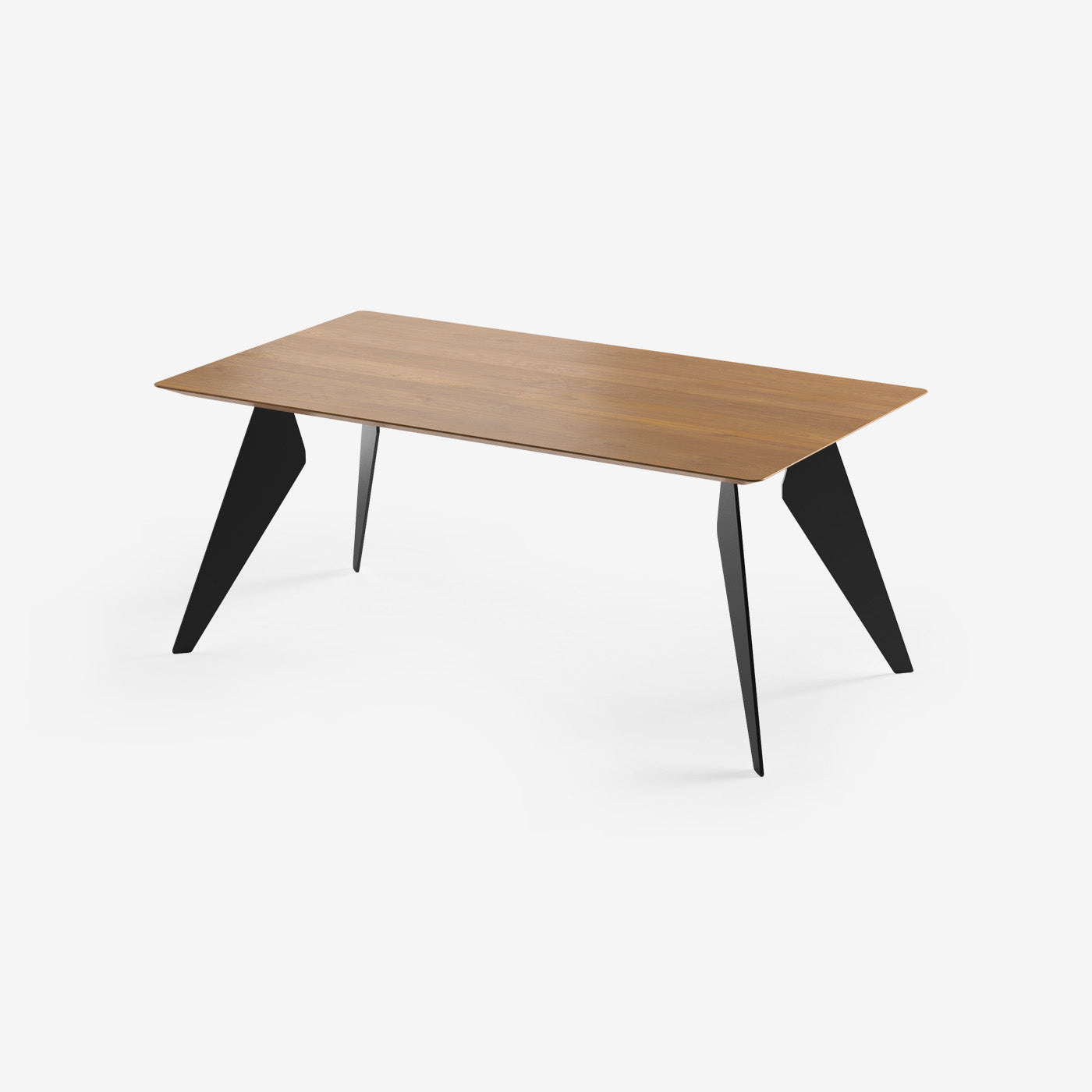 Esstisch Hoogland Schwarz Honey 180x100 cm