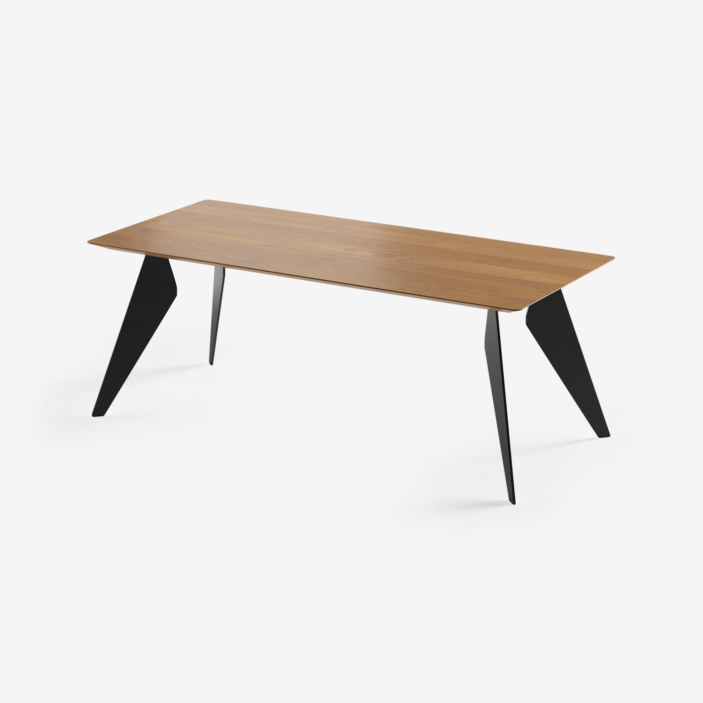 Esstisch Hoogland Schwarz Honey 200x90 cm
