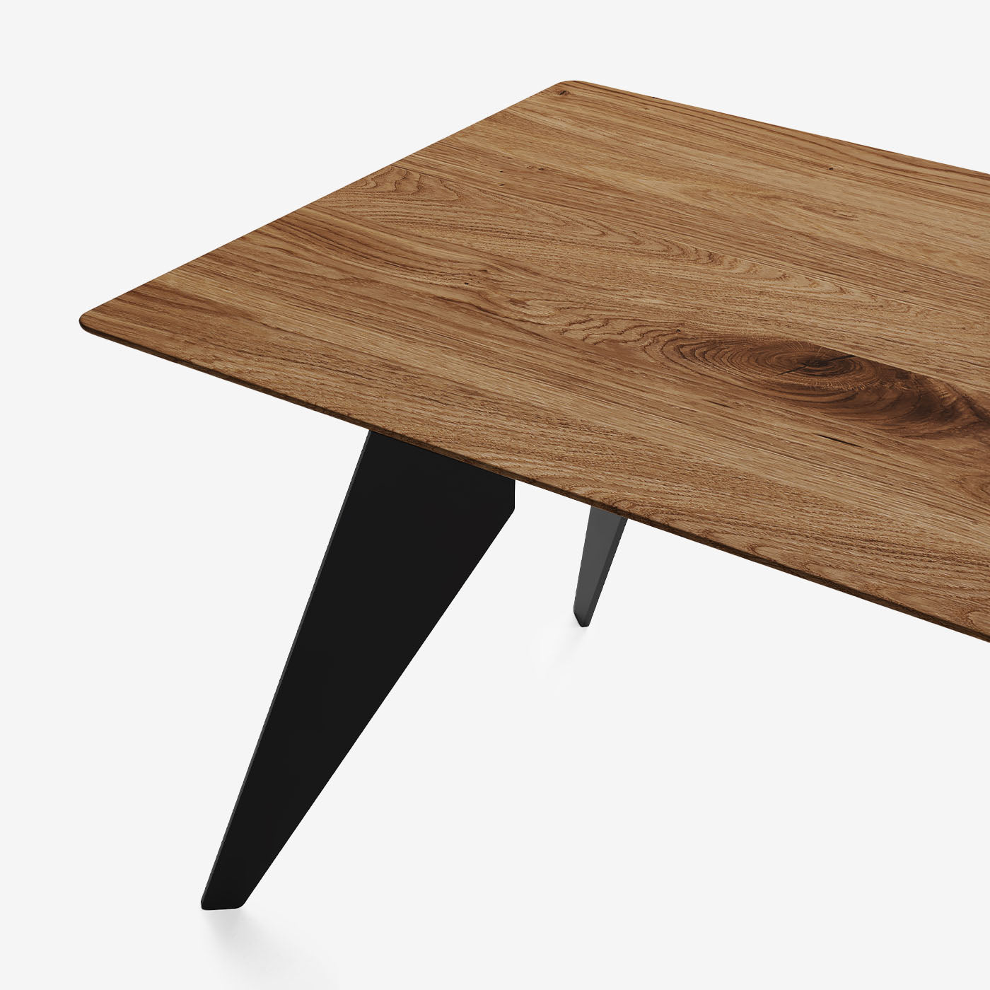 Esstisch Hoogland Schwarz Honey Detail