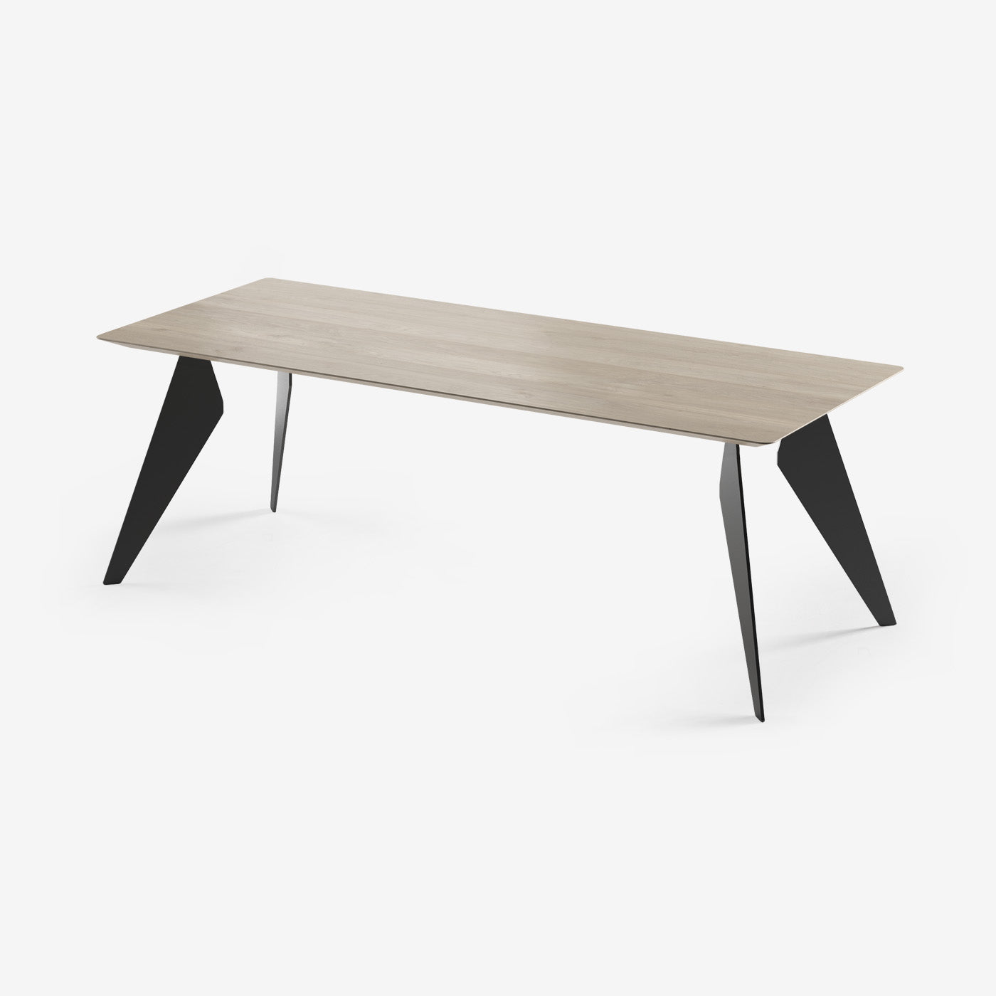 Esstisch Hoogland Schwarz Milk 220x90 cm