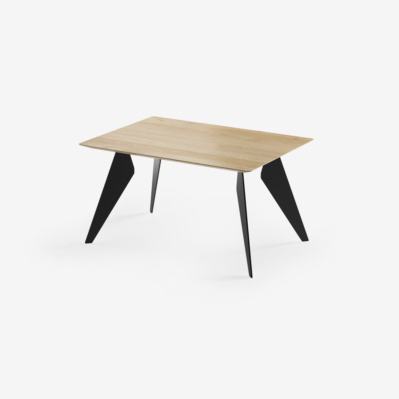 Esstisch Hoogland Schwarz Oat 140x100 cm