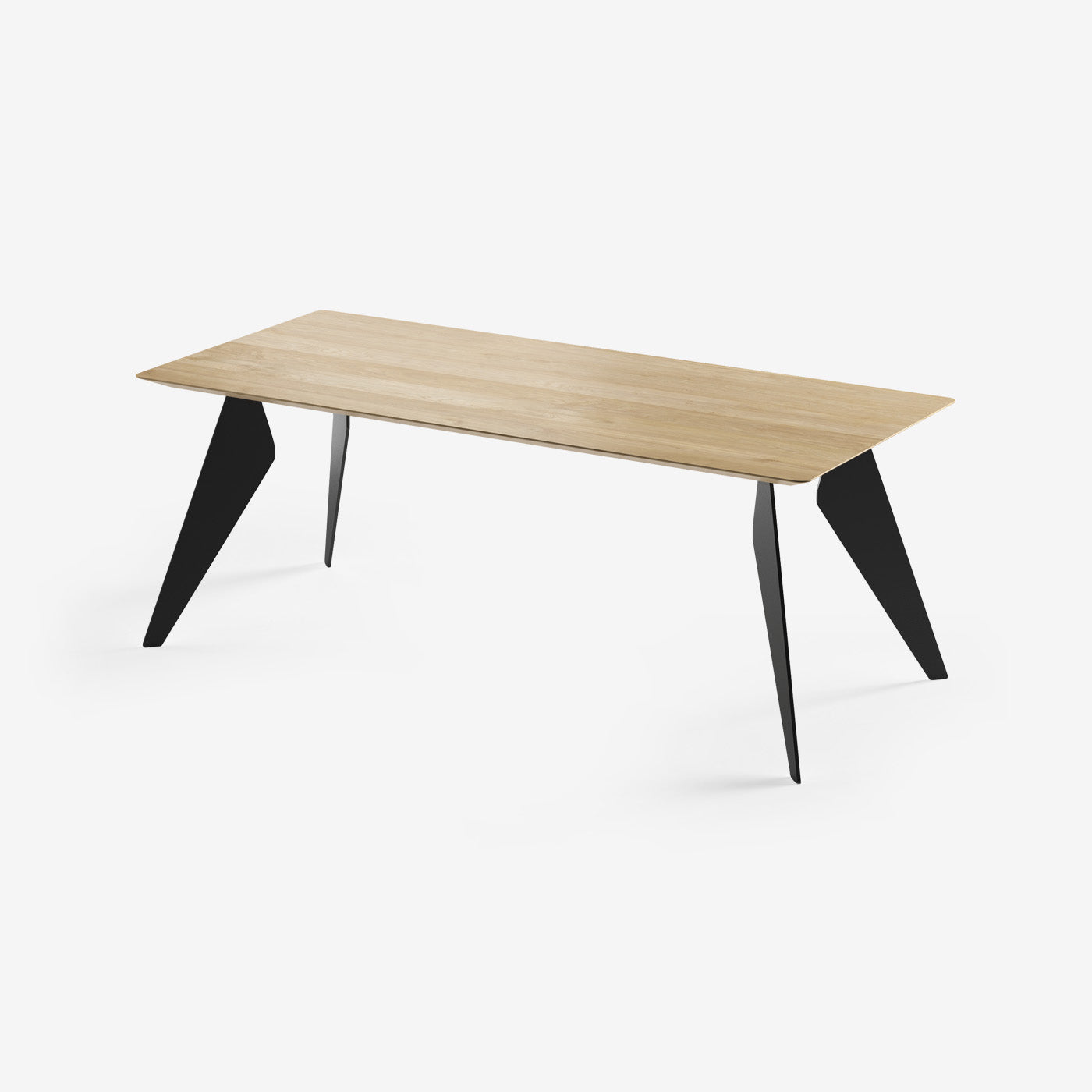 Esstisch Hoogland Schwarz Oat 200x90 cm