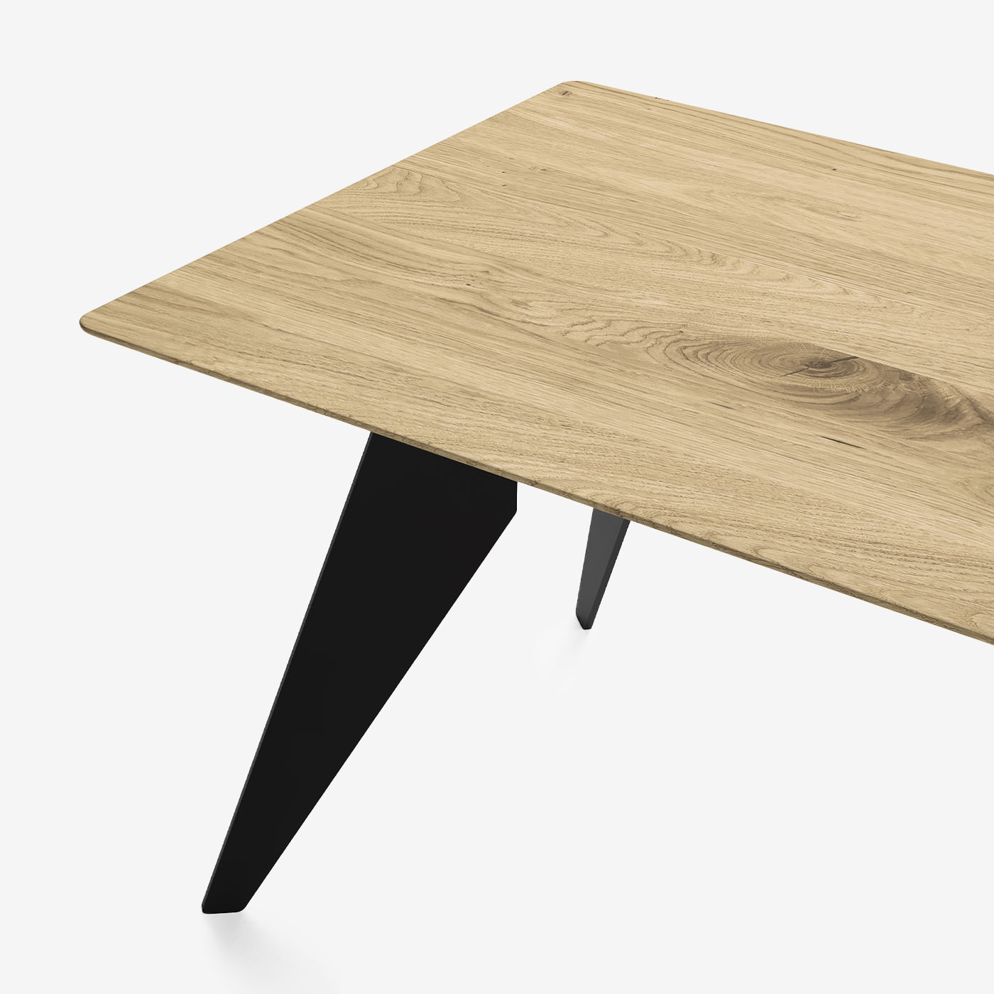 Esstisch Hoogland Schwarz Oat Detail