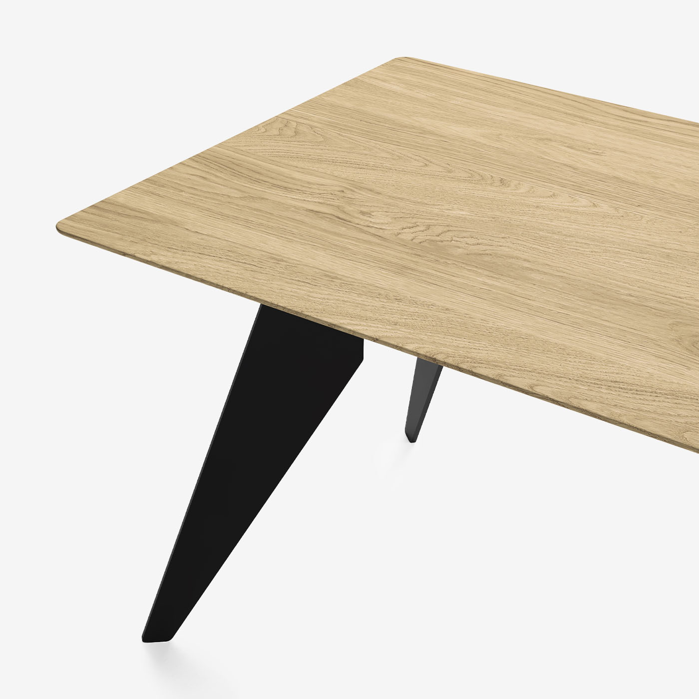 Hoogland Dining Table Black Legs
