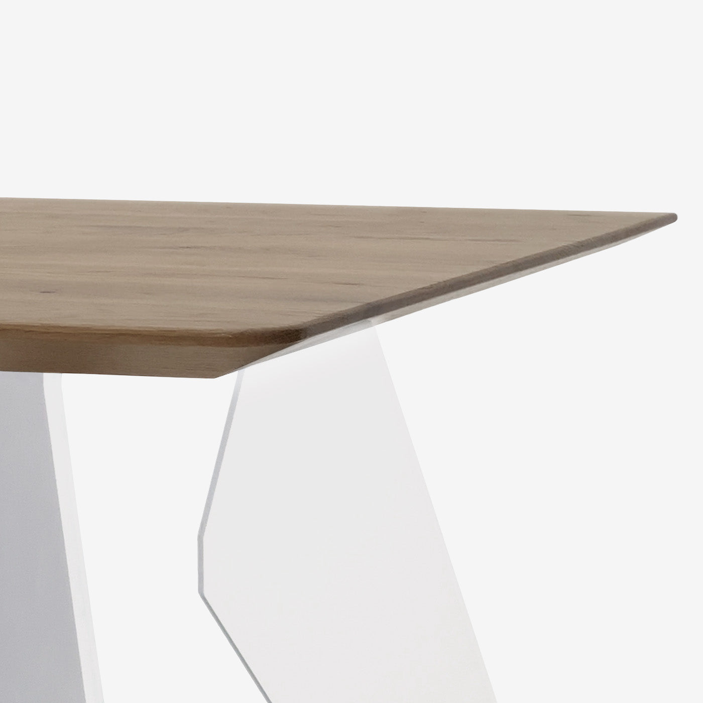 Esstisch Hoogland Weiß Natur Detail