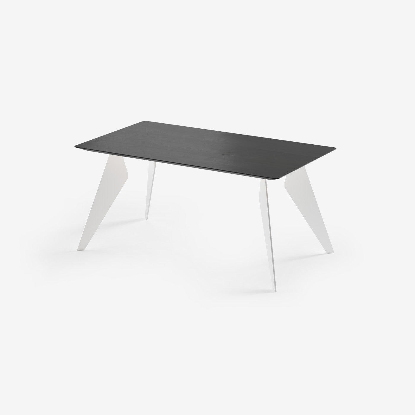 Esstisch Hoogland Weiß Espresso 160x90 cm