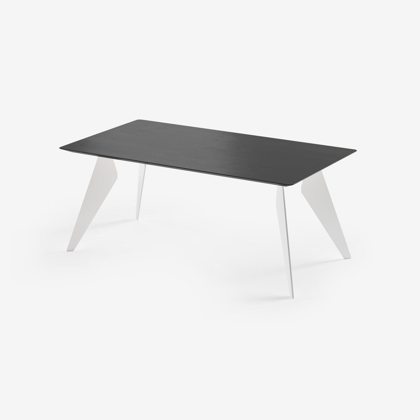 Esstisch Hoogland Weiß Espresso 180x100 cm
