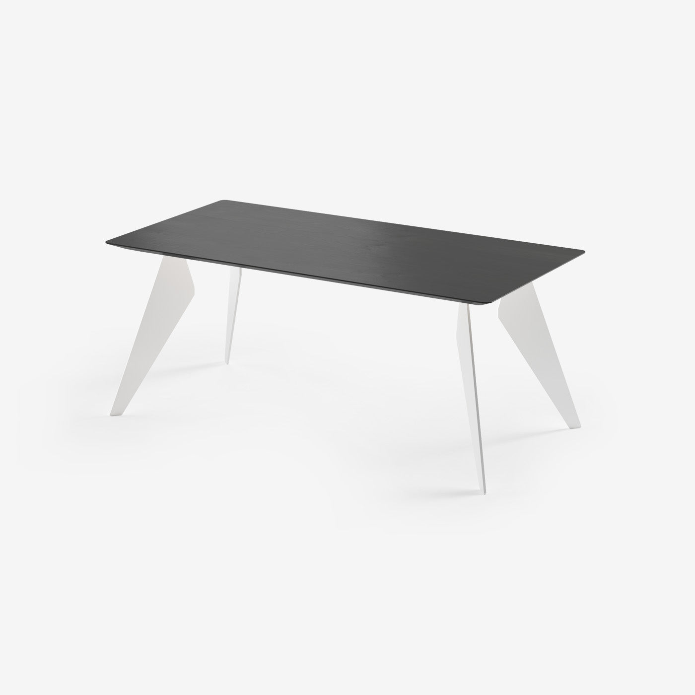 Esstisch Hoogland Weiß Espresso 180x90 cm