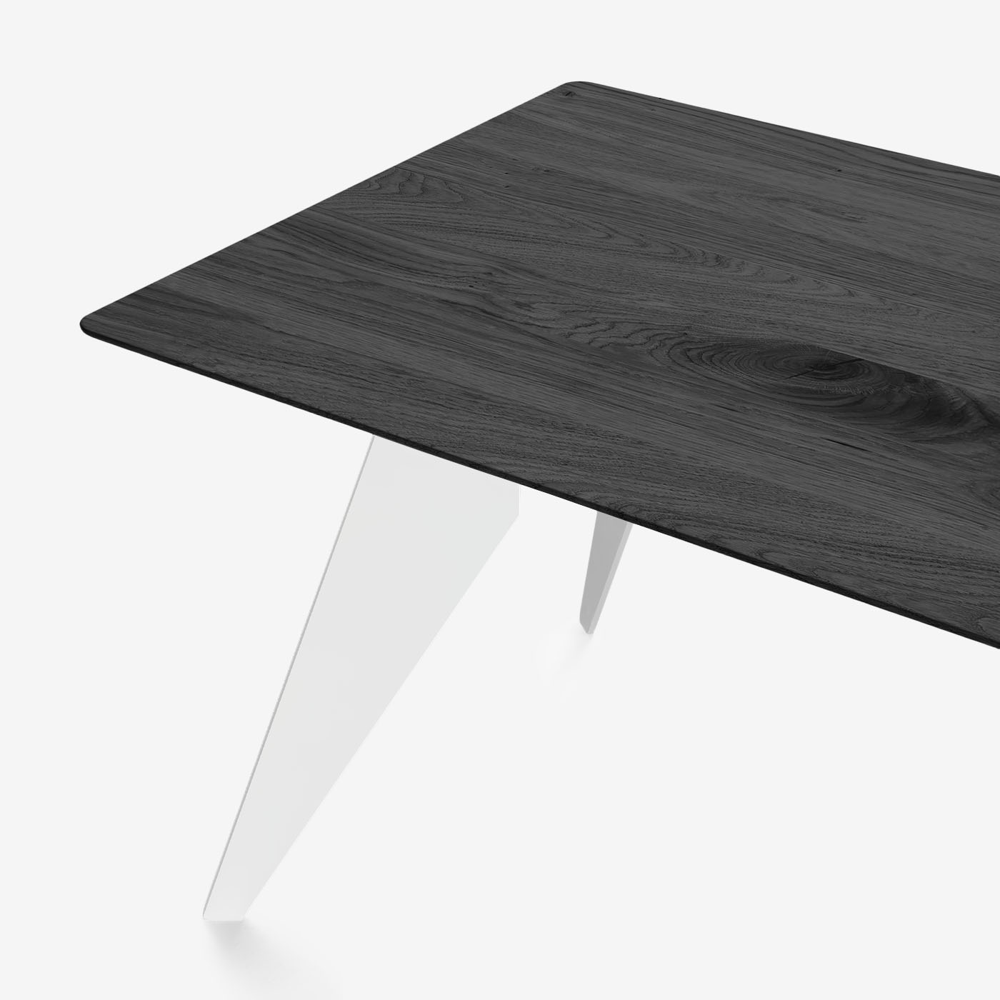 Esstisch Hoogland Weiß Espresso Detail