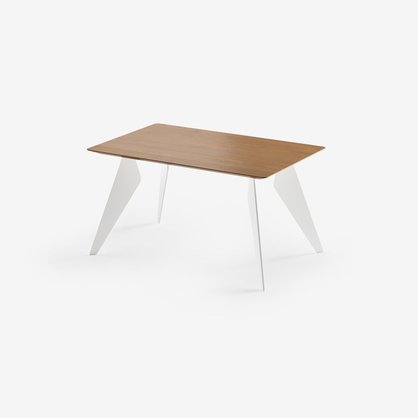 Esstisch Hoogland Weiß Honey 140x90 cm
