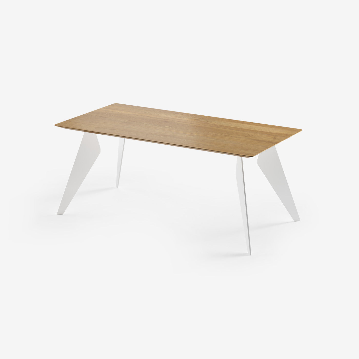 Esstisch Hoogland Weiß Natur 180x90 cm