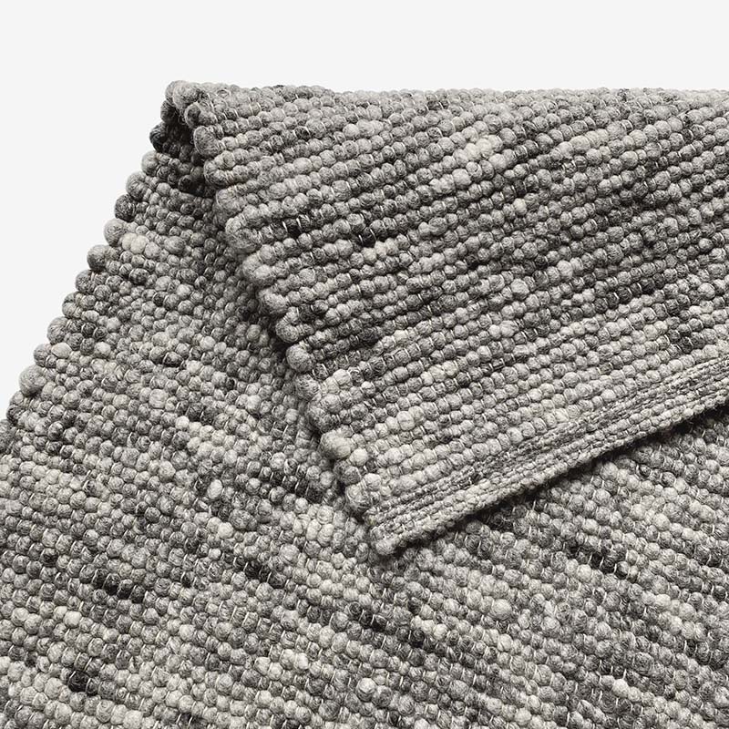 Wollteppich Hugs Dunkel Grau