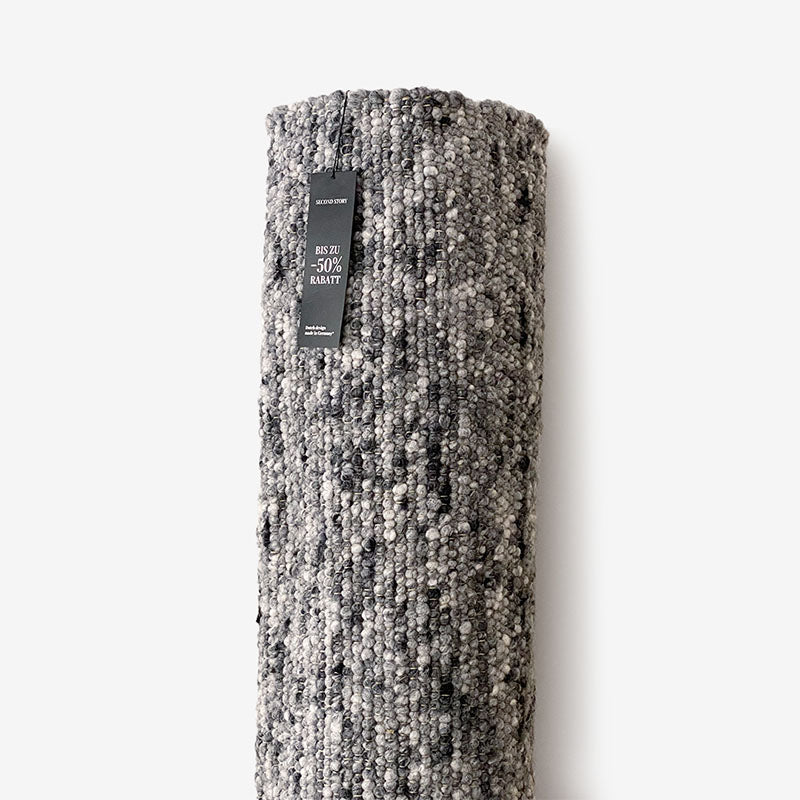 Hugs Wollteppich 140x200 cm (Dunkel Grau)