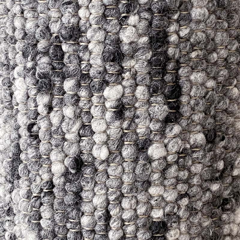 Hugs Wollteppich 140x200 cm (Dunkel Grau)