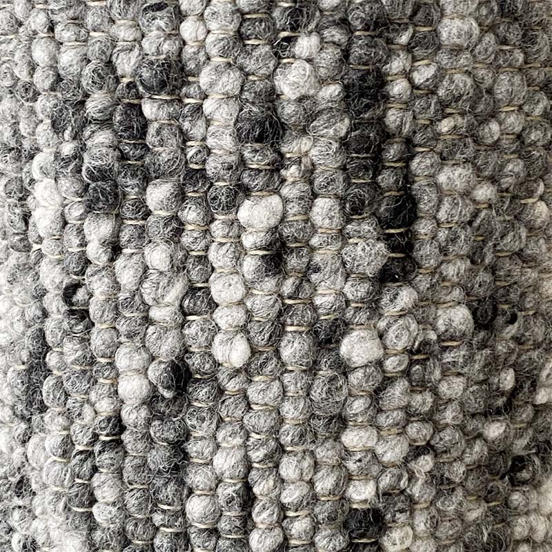 Hugs Wollteppich 140x200 cm (Dunkel Grau)