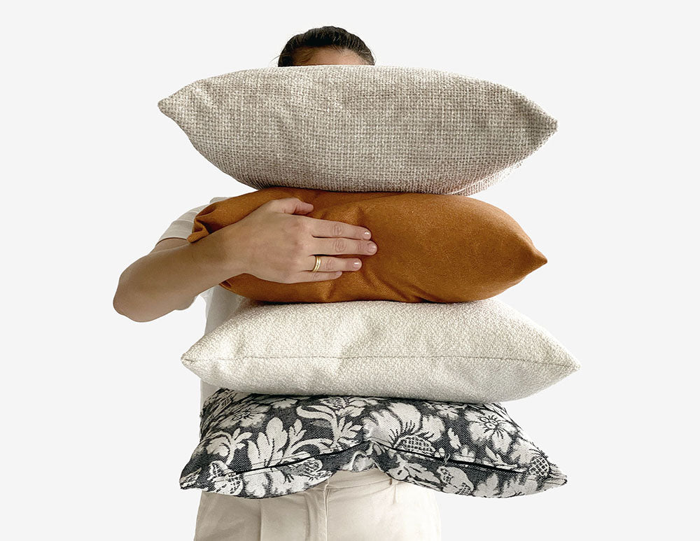 Kissen Oyster, Kissen Tawny, Kissen Teddy White, Kissen Flower