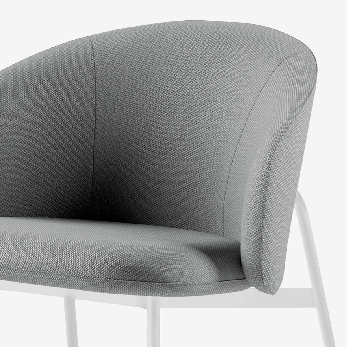 Maatje Loungesessel Loop Charcoal Detail 02