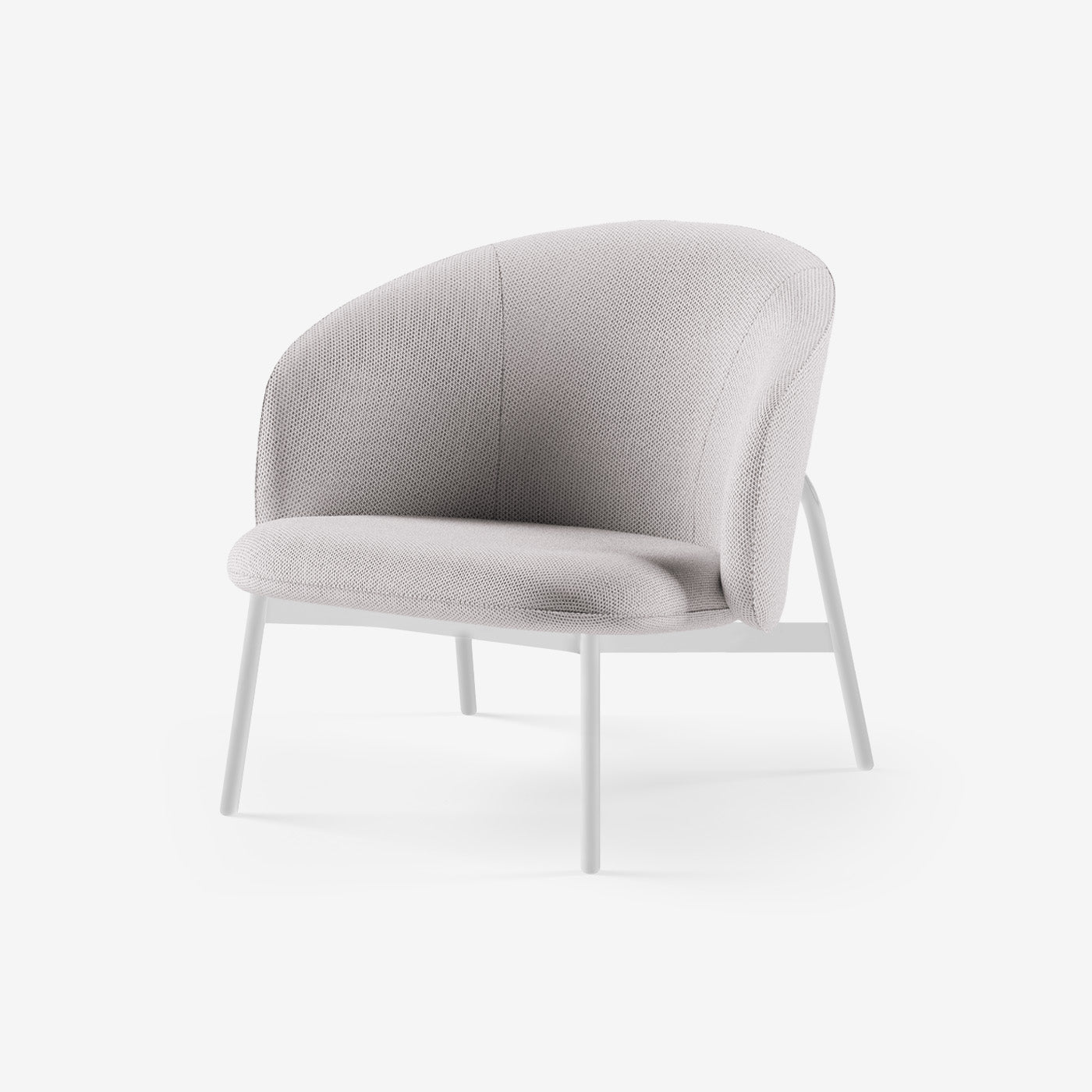Maatje Loungesessel Weiß Arc Concrete