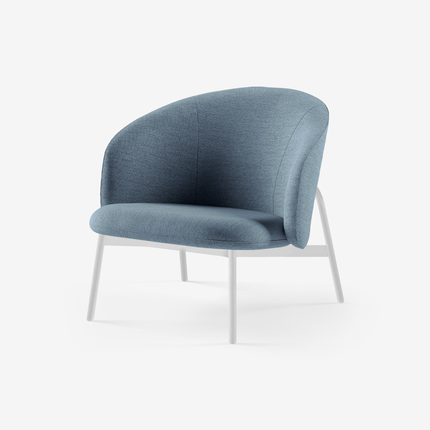 Maatje Loungesessel Weiß Nantes Carbon Sky
